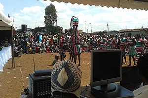 Performances by Kenyan acrobats are something that you might come across interning in different Nairobi neighborhoods or locales