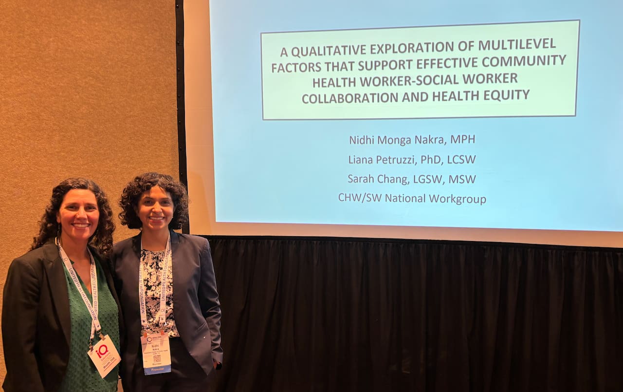 r. Liana Petruzzi presented on the immigrant paradox in perinatal mental health with Risihit Yokananth, an undergraduate student and mentee from UT Austin.