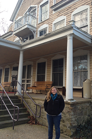 Student intern at the Clara Barton National Historic Site