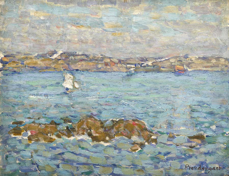 Maurice Brazil Prendergast, St. Malo. Sea and sky