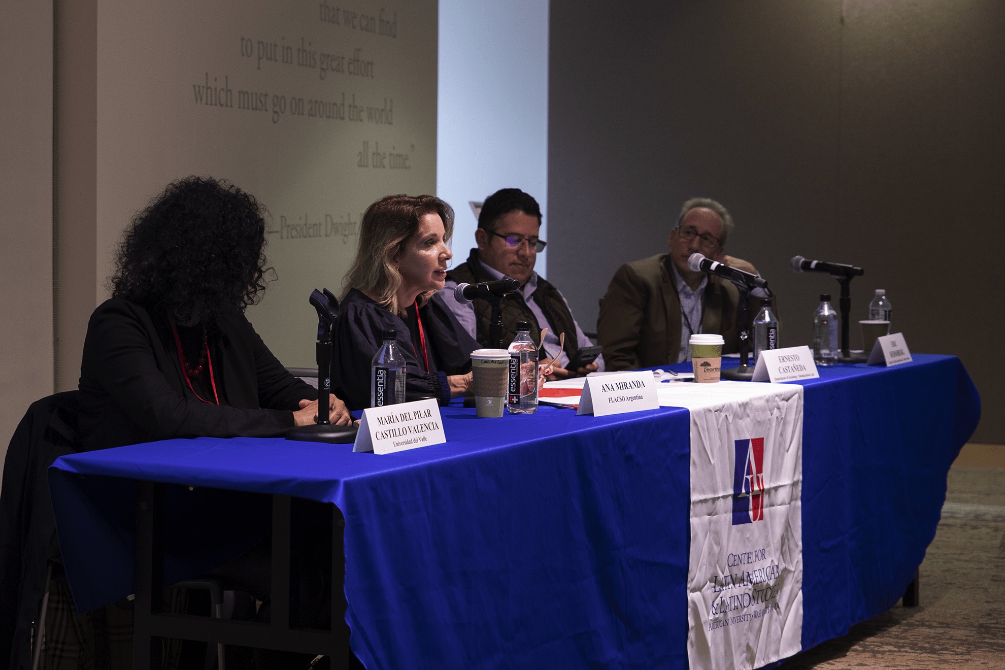 Vidas Sitiadas researchers at the panel event.