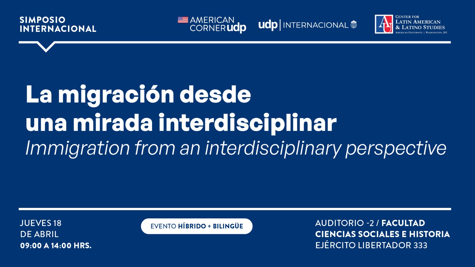 La migración desde una mirada interdisciplinar - flyer event