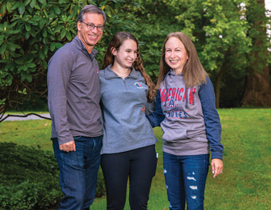 Robb Cohen, Alexandra Cohen, and Gail Schwartz