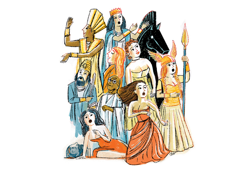 characters from Michael Solomon's favorite operas