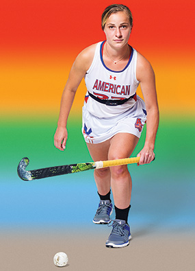 AU field hockey player Sammie McCormick