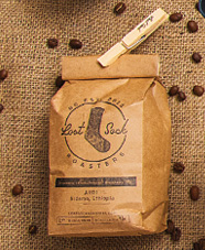 bag of coffee beans