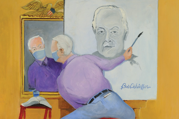 Bob Schieffer's self-portrait