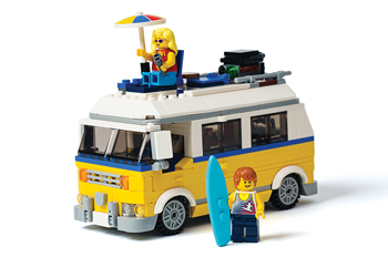 Lego Creator 3-in-1 Sunshine Surfer Van building kit