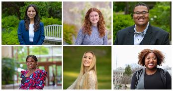 Six 2023 spring graduates represent AU's changemaking ethos.