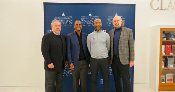 From left: Ed Tapscott, David Aldridge, Duane Simpkins, and David Carrasco Jr. Photo by Sam Jaffe.