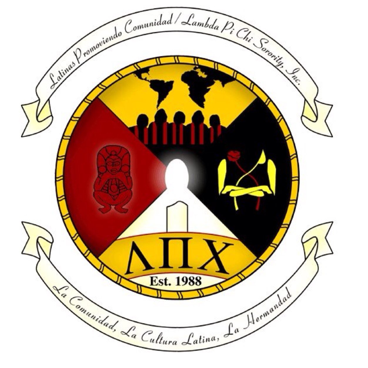 Lambda Pi Chi Crest