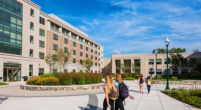 Buildings in east campus