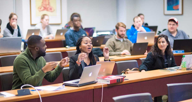 Students in the classroom