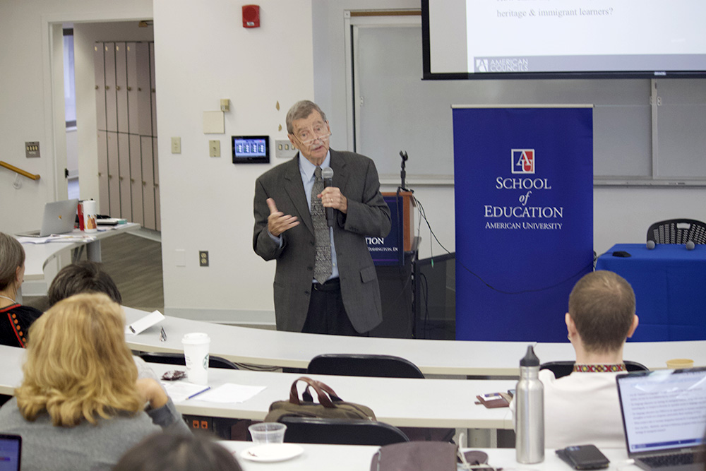 Dr. Richard Brecht gave the plenary address on day 2