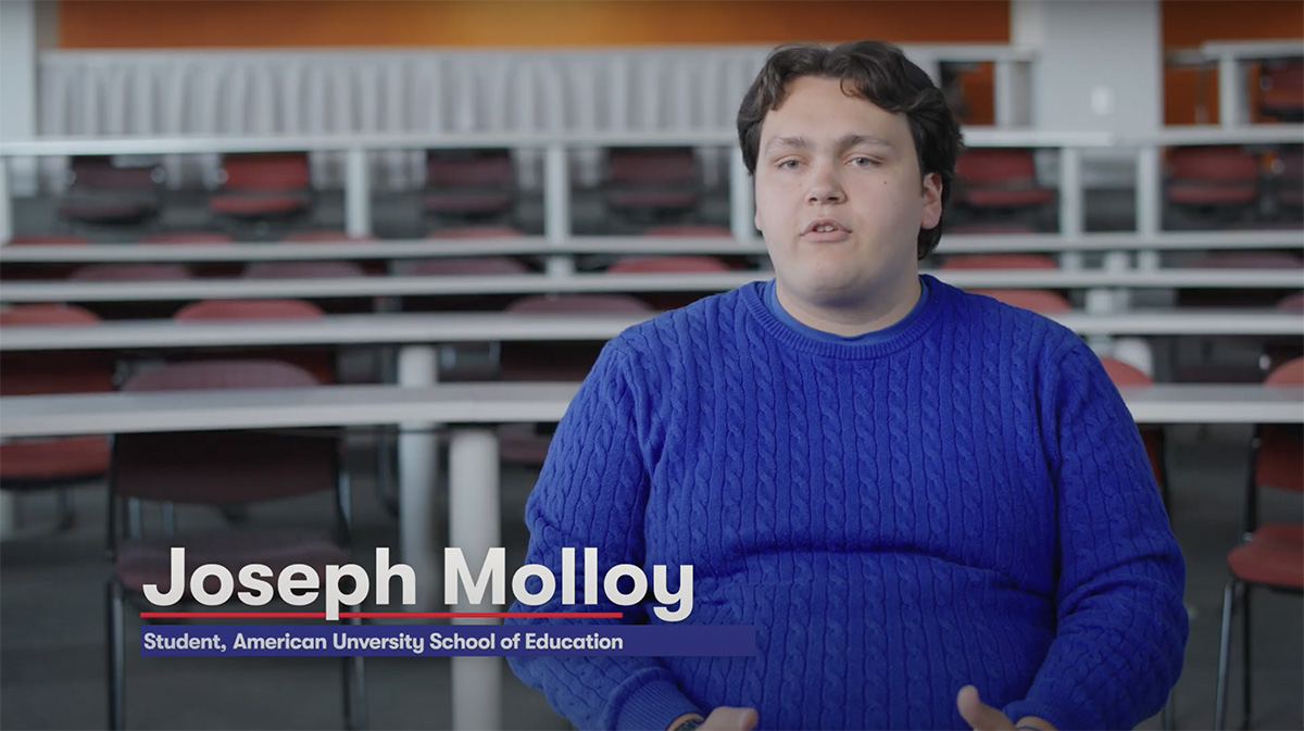 Joe Molloy featured in a video