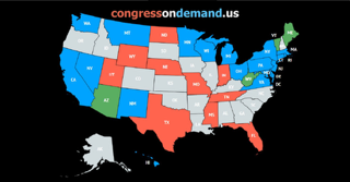 Congress on Demand Map