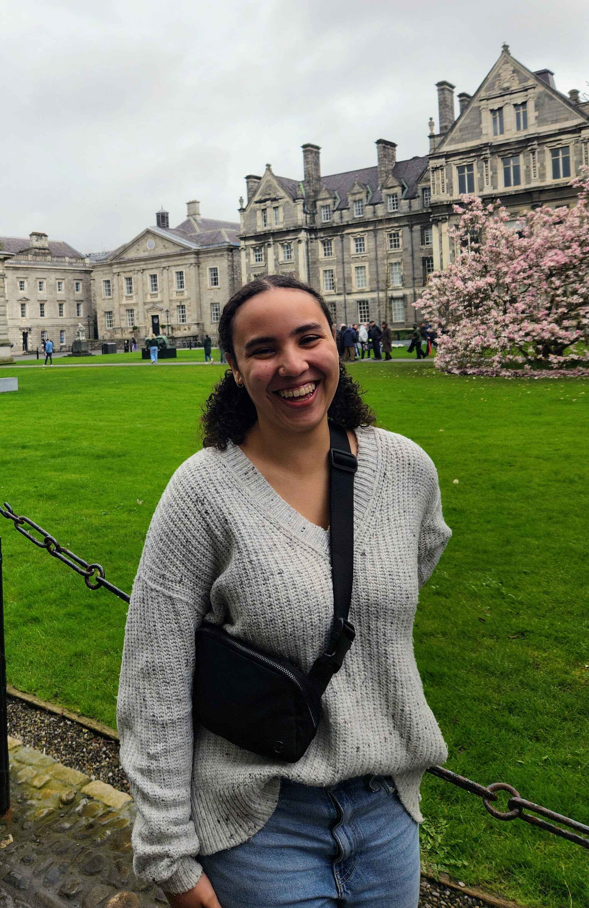 Hailey Brown pictured in front of building.