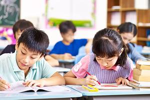 Children in classroom