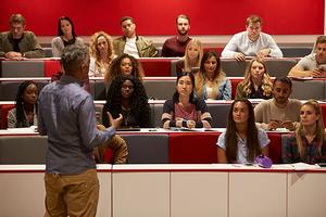 College classroom