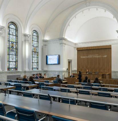 Photo of WCL Courtrooms