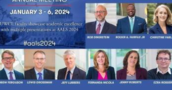 AUWCL Faculty Showcase Academic Excellence at AALS 2024