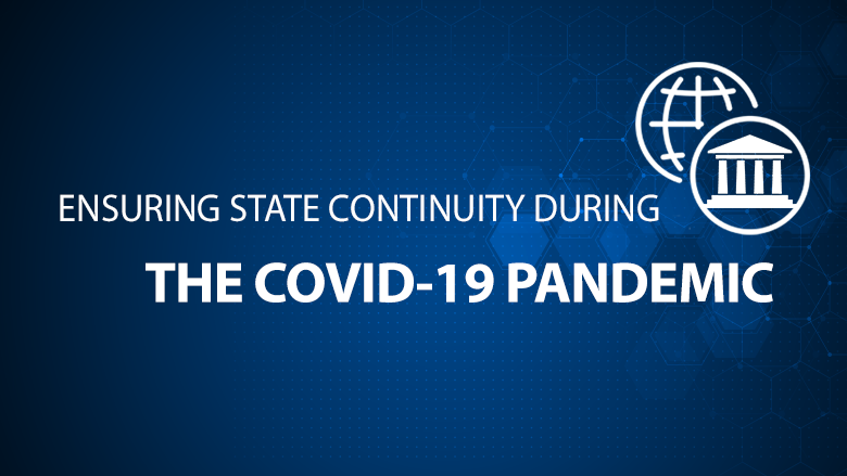 World Bank Webinar on Ensuring State Continuity During the Covid-19 Pandemic