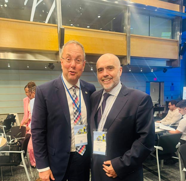 Prof. Eduardo Bertoni posing for picture at the world bank