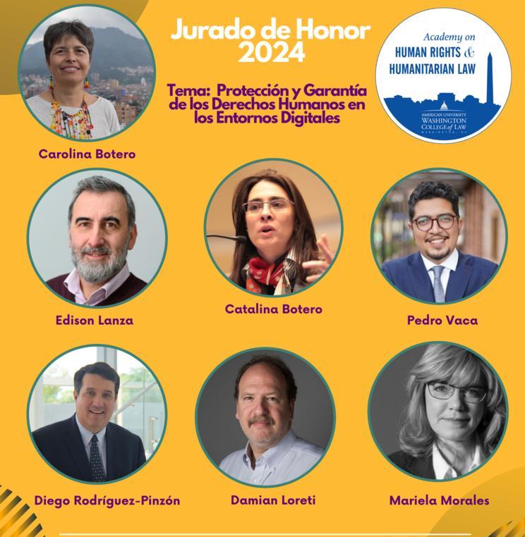 La Academia se complace en presentar el Jurado de Honor para el Premio al Ensayo en Derechos Humanos 2024