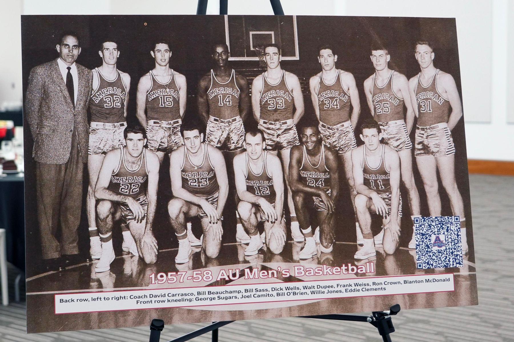 Team picture AU Men's Basketball 1957-58