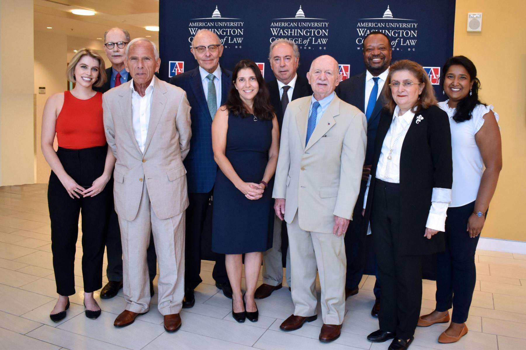 Group photo of panelists for Chilean event